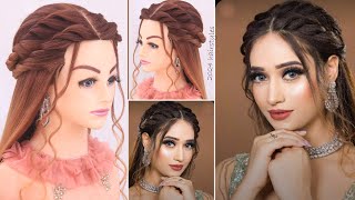 Latest easy open hairstyle for wedding l Engagement Bridal hairstyles l Trending hairstyles [upl. by Keelia488]