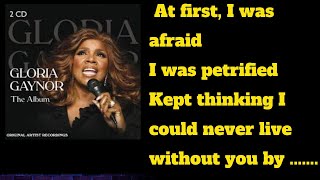 Gloria Gaynor I will survive karaoke [upl. by Aihsek83]