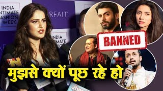 Zarine Khan Shocking Reaction On Pakistani Artists BANNED In India [upl. by Aluap]