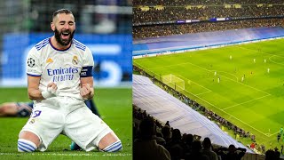 Karim Benzema Third Goal vs PSG  Fan amp Player Reaction  Real Madrid 31 PSG  Champions League [upl. by Ajax723]