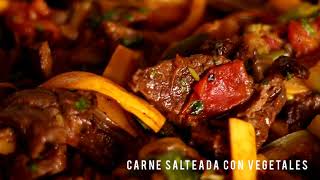 CARNE SALTEADA CON VEGETALES  CANDELO COCINA [upl. by Aala]