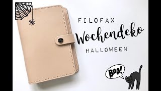 Filofax Wochendeko Halloween  Kalendereinlagen für 2019 [upl. by Ahsilef418]