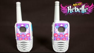 Nerf Rebelle Walkie Talkies from Sakar [upl. by Osmen317]