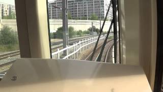 Docklands Light Railway StratfordStratford International London [upl. by Ludlew]