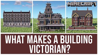 Minecraft Building Styles  Victorian Era Houses [upl. by Hofmann]