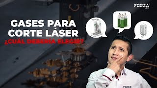 ¿Con qué gas se debe cortar metal  Corte láser de fibra  OXÍGENO O2 NITRÓGENO N2 AIRE [upl. by Sidras71]