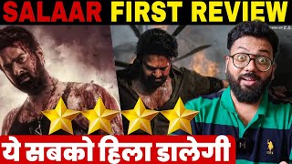 Salaar First Review Out  Prabhas  Salaar Part 1 – Ceasefire  Prashanth Neel Advance Booking [upl. by Sair]