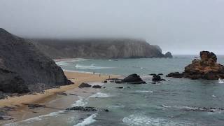 Praia do Castelejo 4k by drone [upl. by Hawley970]