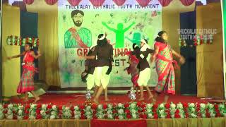 Best Folk Dance  Tamil Folk  Youth Fest 2020  SaveFarmers TCYM Diocese of Thuckalay [upl. by Nixie942]