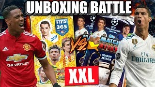 XXL MATCH ATTAX UNBOXING BATTLE ⚽🔥 Champions League vs FIFA 365 [upl. by Birgitta16]