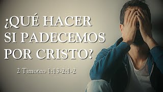 ¿Qué Hacer si Padecemos por Cristo  Hno Noe Rodríguez  Iglesia Bautista Betel [upl. by Ijok]