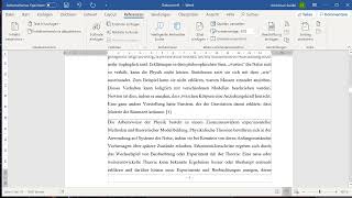 Seminararbeit in WORD 5 Quellenverzeichnis [upl. by Rubinstein]