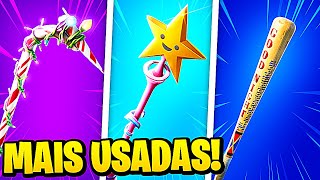 A PICARETA MAIS USADA DE CADA RARIDADE DO FORTNITE [upl. by Ahsital718]