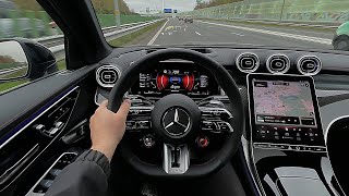 THE NEW MERCEDES GLC 63 S AMG PERFORMANCE TEST DRIVE [upl. by Netsreik]