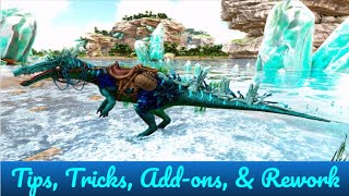 Ark Survival Baryonyx  Tips Tricks and Upgrades Dinopedia Ep 08 [upl. by Davine942]