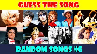 Guess the 50 Random Songs Part 6  Music Quiz [upl. by Sup605]