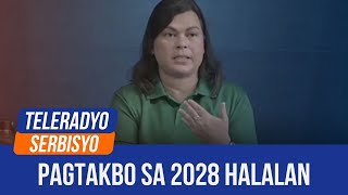 VP Duterte yet to decide on 2028 election bid  Teleradyo Serbisyo 11 November 2024 [upl. by Silberman942]