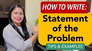 Full Guide How to write Statement of the Problem SOP with tips amp examples [upl. by Ahsai]