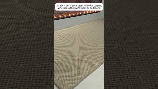 Sisal carpet is your best choice looking forward to your message carpet qualitycarpet sisalrug [upl. by Nevah]