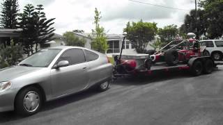 HONDA INSIGHT MOST AMAZING TOW VEHICLE [upl. by Jorge340]