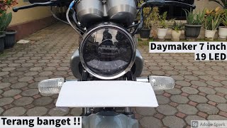 Review Lampu Daymaker 7 Inch 19 Led [upl. by Ojytteb]