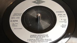 Jason Donovan  Rhythm of The Rain 1990 7quot Single [upl. by Letitia]