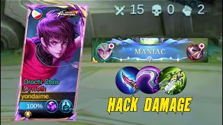 HACK DAMAGE🔥DYRROTH BEST DAMAGE BUILD 2024  MLBB [upl. by Gelb]