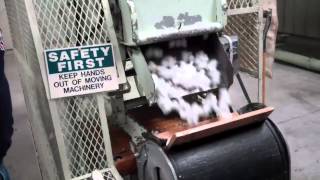 cotton gin demonstration at the Maricopa Ag Center in Arizona [upl. by Atinrehs]