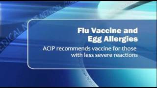 Flu Vaccine for EggAllergic People [upl. by Atirehgram]