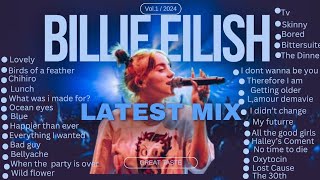 BILLIE EILISH LATEST SONGS 2024  Top Remixes and Hits Compilation [upl. by Wilhelm]