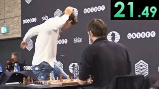 The Fastest Losses of Magnus Carlsens Career [upl. by Nitsed]