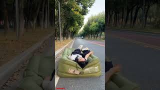 Single sleeping bed 🛏️ New Viral Gadgets Smart Appliance Kitchen Utensils Home Inventions shorts [upl. by Elletsyrc]