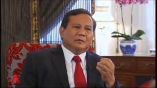 The Interview Indonesian presidential candidate Prabowo Subianto [upl. by Barclay]