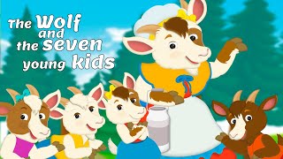 The Wolf and the Seven Little Goats Moral Stories for Kids in English  Bedtime stories [upl. by Aztiraj]