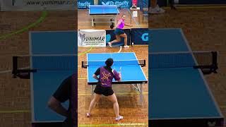 Great Rally 🏓 Short Pips vs Antispin [upl. by Dobrinsky502]