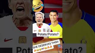 DOES RAPINOE DESERVE THIS🤣🔥😂🇺🇸😂🔥🤣 meganrapinoe rapinoe gowokegobroke comedy [upl. by Aderfla500]