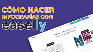 TUTORIAL Cómo hacer infografías en Easelly [upl. by Akined]