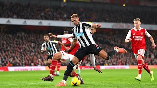 Arsenal 0 Newcastle United 0  EXTENDED Premier League Highlights [upl. by Hgielrebmik]