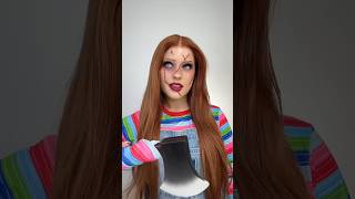 CUTE Chucky Halloween Makeup… RESULTS ARE NEXT [upl. by Wilmer]