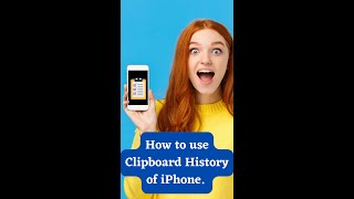 How to use Clipboard History of iPhone  iPhone Short [upl. by Lindell]