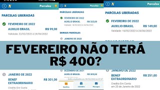 AUXÍLIO BRASIL FEVEREIRO NÃO SERÁ R 400 SAIBA O QUE HOUVE [upl. by Hannaj96]