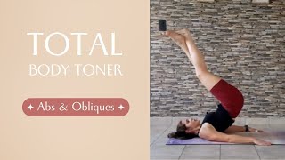 Pilates  Abs amp Obliques  Preview Total Body Toner [upl. by Norihs660]