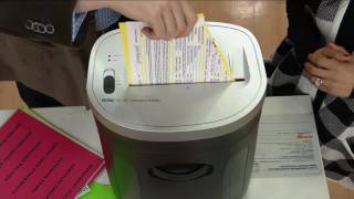 Royal MC10X 10Sheet MicroCut Paper Shredder w PullOut Bin on QVC [upl. by Madai]