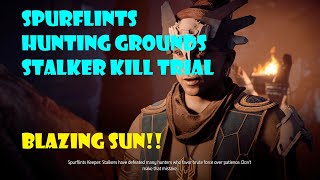 Blazing sun at Spurflints Hunter Trial Stalker Kill Horizon Zero Dawn Complete Edition PS4 [upl. by Gervase976]