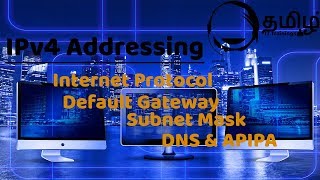 IP Addressing  IP Subnet Mask Default Gateway DNS  Tamil IT Trainings [upl. by Avictor]