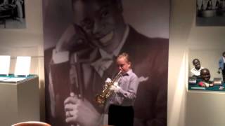 Geoff Gallante Plays Louis Armstrongs Trumpet [upl. by Cestar644]