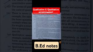 Difference between Qualitative vs Quantitative assessment  shorts bed [upl. by Lativa]