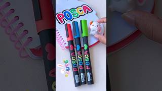 DIY POSCA Color shorts tonniartandcraft craft art love cute [upl. by Harbard]