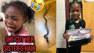 VLOG amp STORY TIME  FIND OUT WHY BRI CUT ALIYAH’S HAIR 😡 labkidz viral [upl. by Philpot]