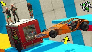 GTA 5 ONLINE 🐷 AUTO RAMPA VS PARKOUR  🐷 LTS 🐷N276🐷 GTA 5 ITA 🐷 DAJE [upl. by Zena329]